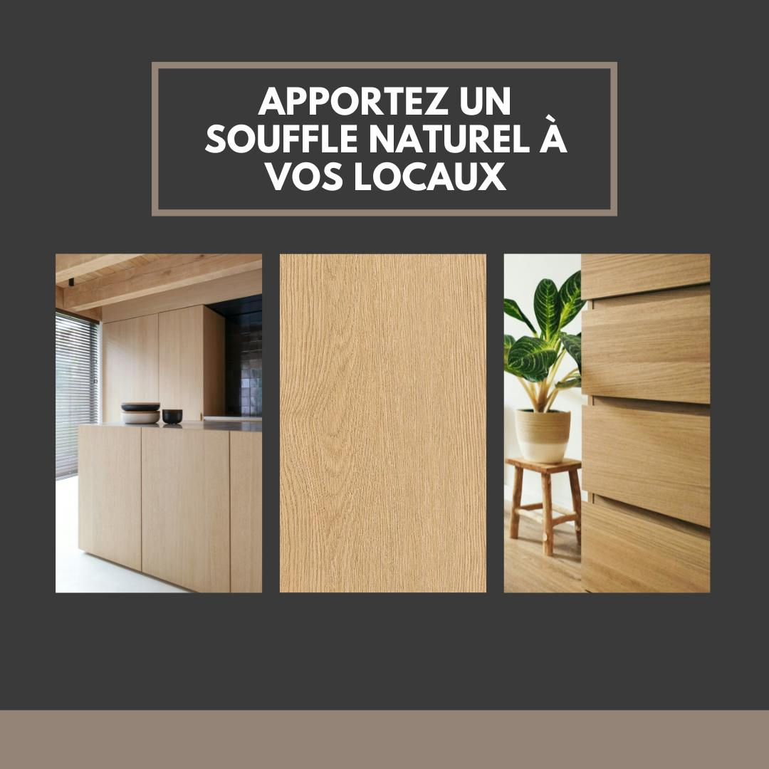 Inspiration de covering effet bois pour un bureau